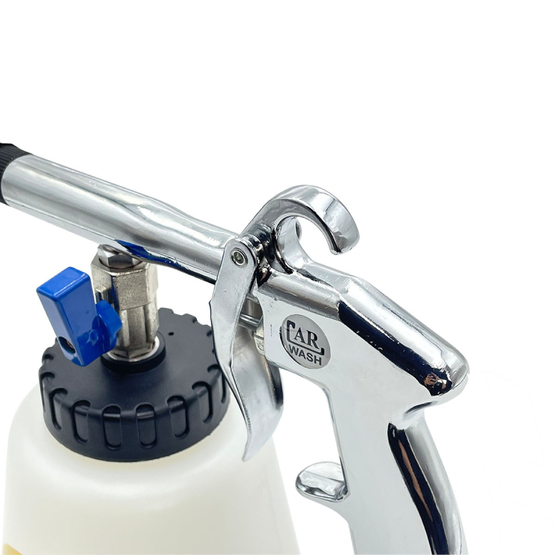 Pneumatski čistilni pištolj – Dragon Roll Air Cleaning Gun, Model qs-001, Marka Qi Sheng, Materijali: aluminijska zlitina, PU crijevo, bakarni dijelovi, plastika