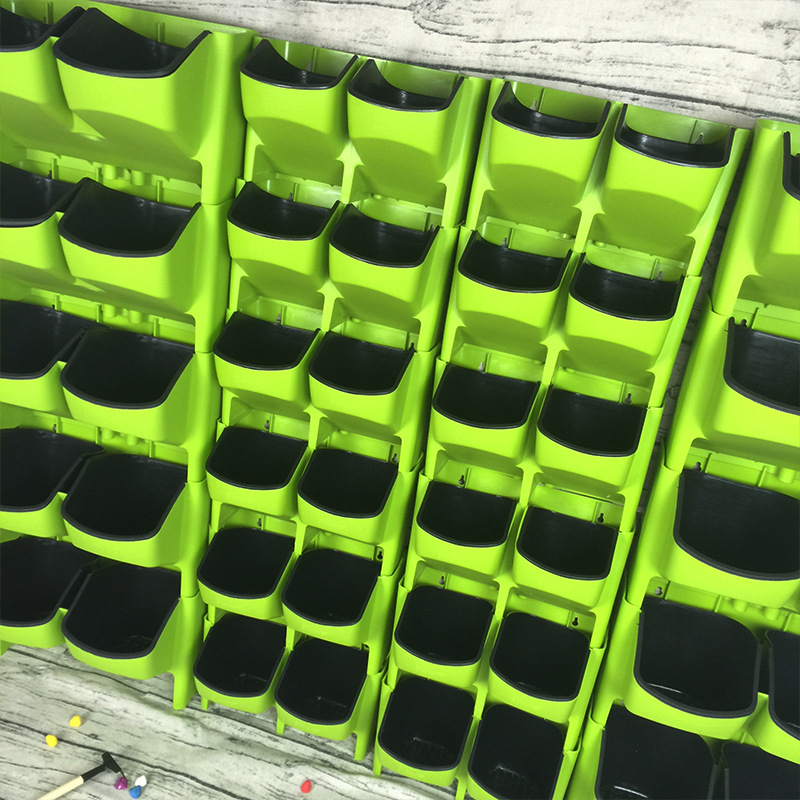 Vertikalni zidni plastični lonci za balkon, sadnja jagoda i povrća, zidni set