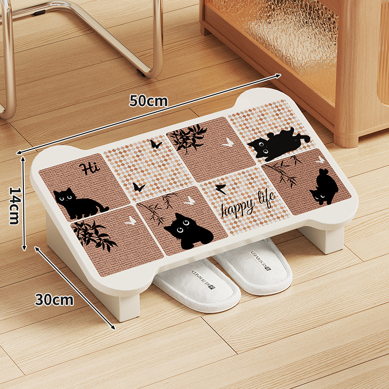 Podloga za stopala za uredsku radnu postaju, moderne minimalistički dizajn, konstrukcija od guste ploče i drvenim jezgramom (Model 2236199459588147840)