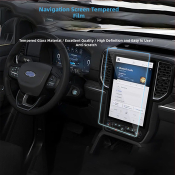 Sklenený film na navigačný displej Ford – odolný voči škrabancom a opotrebeniu, proti otlačkom prstov