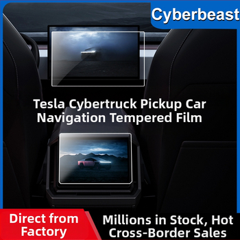 Tesla Cybertruck navigačné zobrazenie ochranné sklo z kaleného skla, odolné proti škrabaniu, proti otlačkom prstov