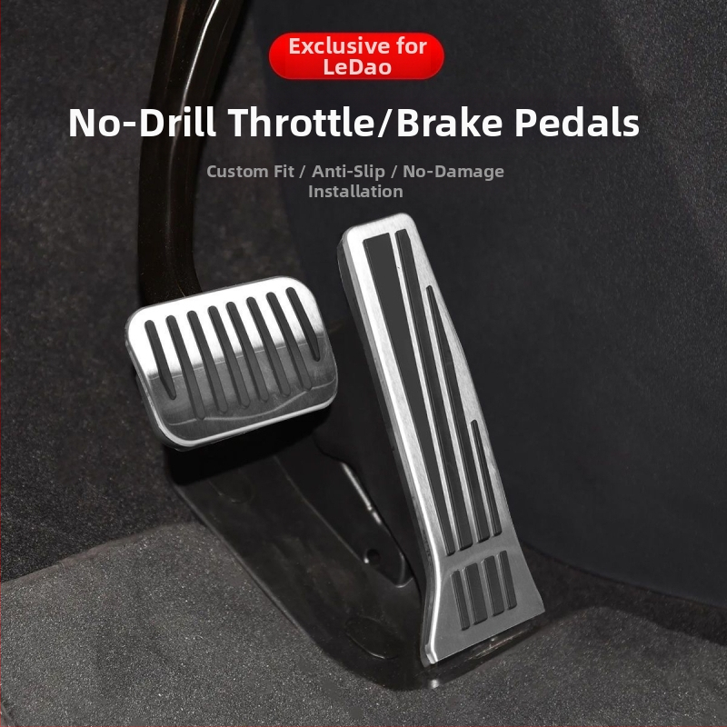 Podložka pedálu z hliníkovej zliatiny pre L90/L60 – protišmykové interiérové dekoratívne príslušenstvo pre automatickú prevodovku