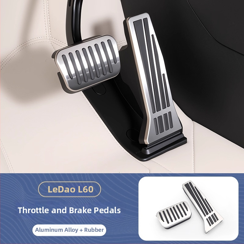 Podložka pedálu z hliníkovej zliatiny pre L90/L60 – protišmykové interiérové dekoratívne príslušenstvo pre automatickú prevodovku