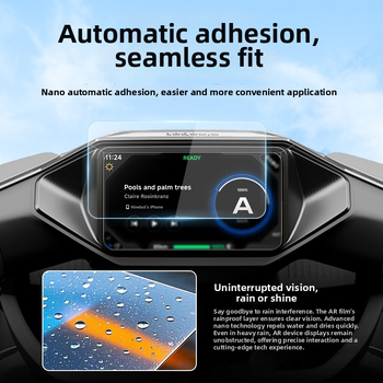 AR film protivsjajnog za zaslon instrument ploče No.9 M395Cmax EV — Materijal: AR anti-refleksijski navigacijski film; Šifra proizvoda: F2Z110; Pozicija: navigacijski zaslon; Kompatibilno s: No.9 električni automobil; Značajke: otporan na ogrebotine, otpor