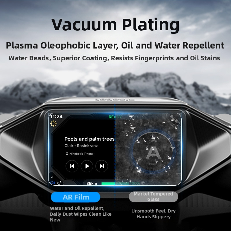 AR film protivsjajnog za zaslon instrument ploče No.9 M395Cmax EV — Materijal: AR anti-refleksijski navigacijski film; Šifra proizvoda: F2Z110; Pozicija: navigacijski zaslon; Kompatibilno s: No.9 električni automobil; Značajke: otporan na ogrebotine, otpor