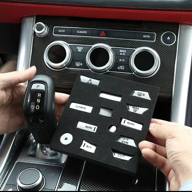 Unutarnja naljepnica za gumb načina klimatizacije Range Rover Sport 2013–2017, Che Anchi, ABS i nehrđajući čelik, model 0904