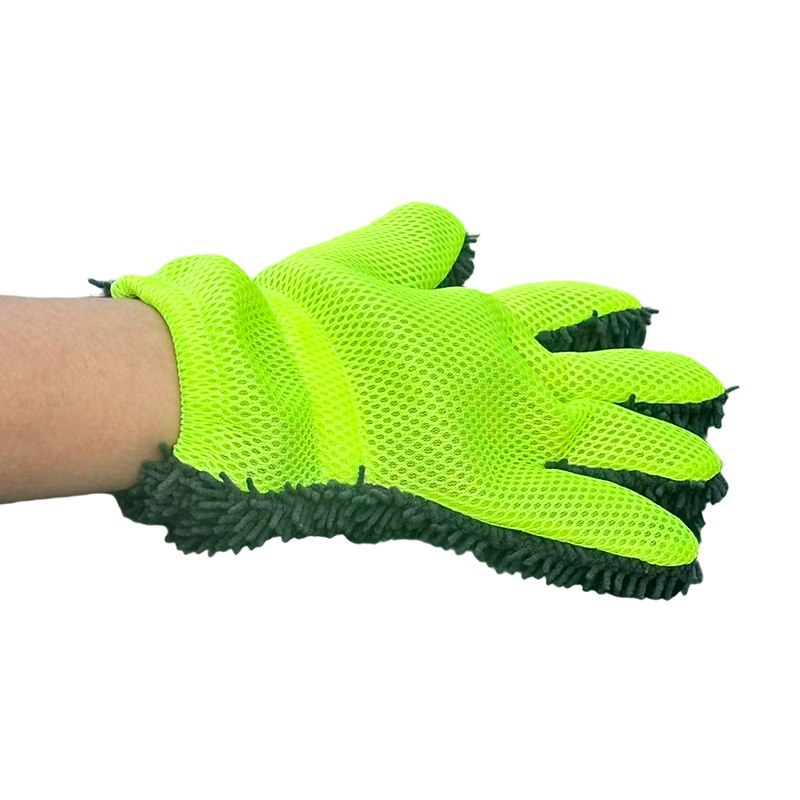 Rukavice za čišćenje automobila - chenille coral fleece, fleksibilan dizajn, marka Nothing, bez prilagodbi