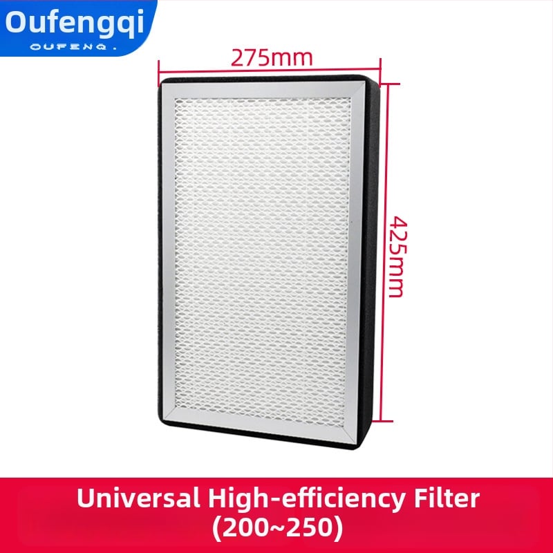 Ofenqi Värske Õhu Filtri Korpus - Siseõhu Puhastusüksus PM2.5 Filtriga, Sisaldab Esmane Filtr, Keskmise Tõhususe Filtr ja Kõrge Tõhususe Filtr, Kodud ja Kaubanduspinnad