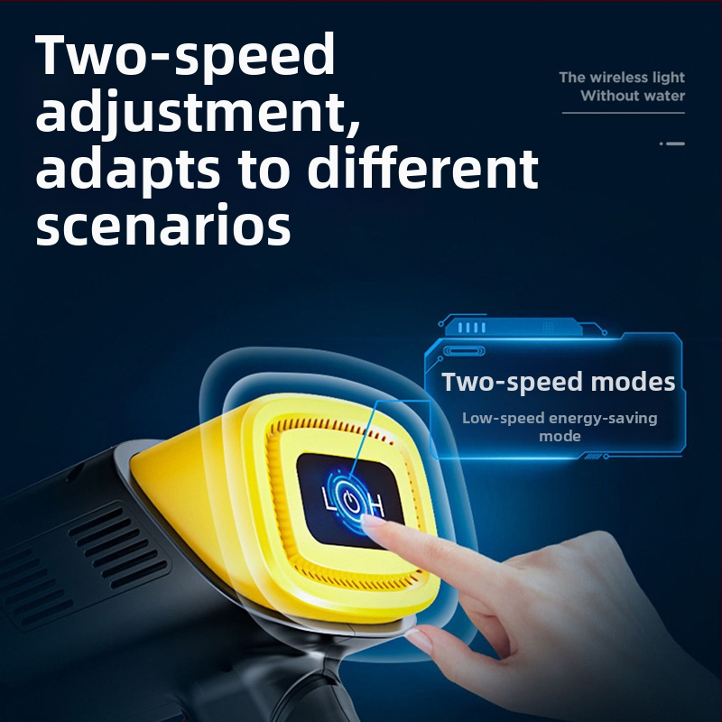 Zhigao L3 Bezdrôtový Prenosný Vysokotlaký Čistič Auta So Štetkou