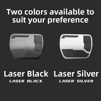 Pedálový set z hliníkovej zliatiny pre plynový a brzdový pedál – protišmykový vnútorný upgrade pre X-Trail, Qashqai, Sylphy