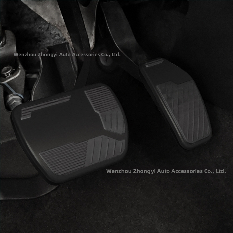 Pedálový set z hliníkovej zliatiny pre plynový a brzdový pedál – protišmykový vnútorný upgrade pre X-Trail, Qashqai, Sylphy