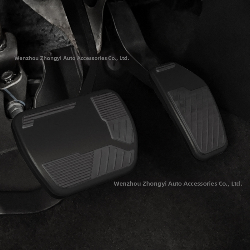 Pedálový set z hliníkovej zliatiny pre plynový a brzdový pedál – protišmykový vnútorný upgrade pre X-Trail, Qashqai, Sylphy