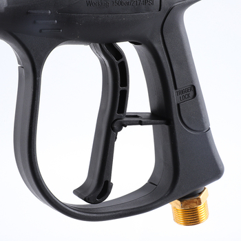 Viskokotlačna vodena pištolj za kućno pranje auta, bakrena glava pištolje, ručka od inženjerskih plastika, domet prskanja 10 m, tlak 1600 PSI