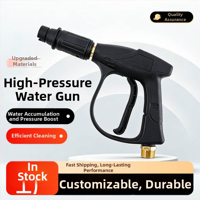 Viskokotlačna vodena pištolj za kućno pranje auta, bakrena glava pištolje, ručka od inženjerskih plastika, domet prskanja 10 m, tlak 1600 PSI