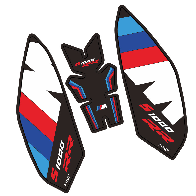 FASP naljepnica za BMW S1000RR, protuklizni spremnik, dizajn riblje kosti