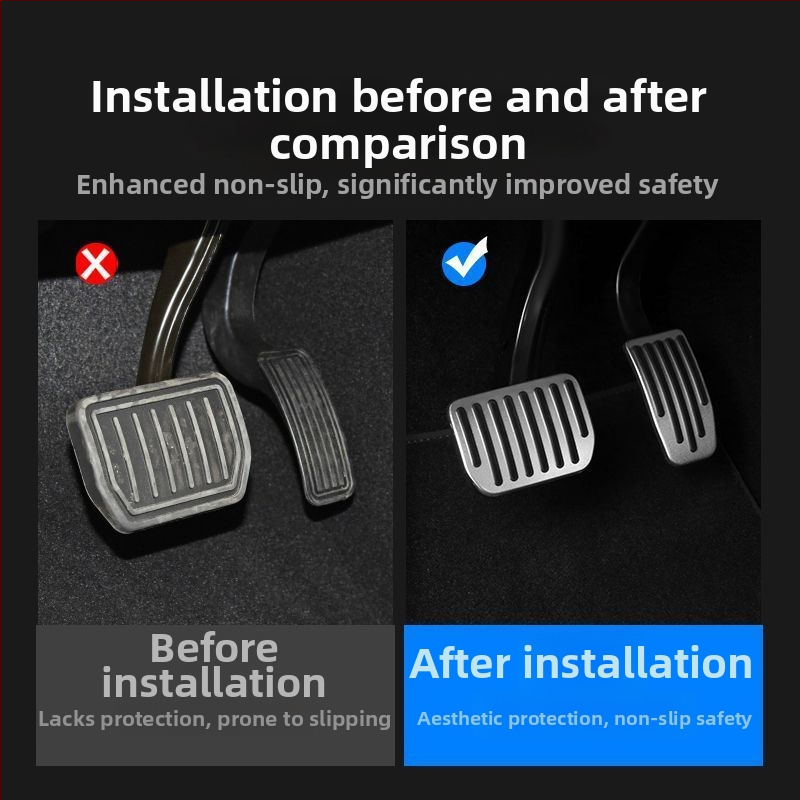 Set pedale Tesla Model Y3 – aliaj de aluminiu, Produs nr. 07