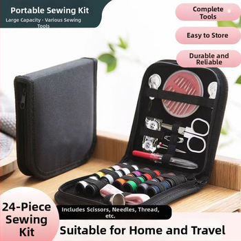 Varrókészlet – nagy kapacitású, hordozható, szövetanyagból készült, kézi varráshoz