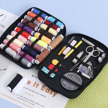 Varrókészlet – nagy kapacitású, hordozható, szövetanyagból készült, kézi varráshoz