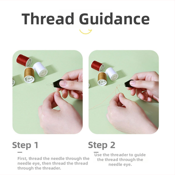 Prenosná šijacia krabička, plastový šijací set – pastoraálny a japonský štýl