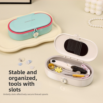 Patentovaná magnetická škatuľka na šitie – Prenosná kapsová verzia, plastové puzdro, 144 kusov, jednoduchý dizajn, prispôsobiteľné