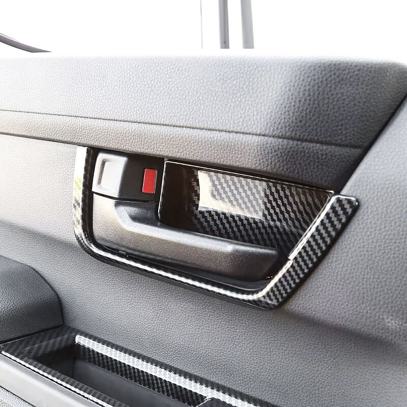 Unutarnja modifikacijska naljepnica za Toyota Tacoma – dekorativni okvir unutarnje ručke i zaštitna pločica unutarnje šupljine vrata; materijal ABS; marka Little Le Wang; model Toyota Tacoma; porijeklo Zhejiang