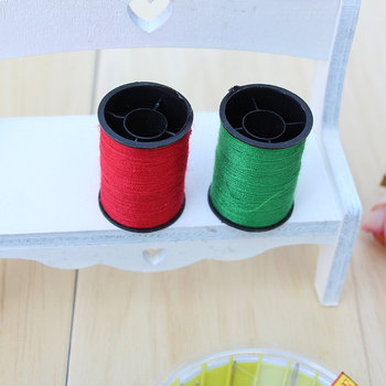 Шивашка кутия за шевни принадлежности, пластмасова, сърцевидна форма, кръгла, с 9 шпули, опаковка 240 броя