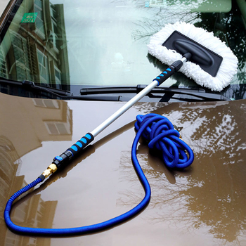 Моп за измиване на автомобили с водопроводен маркуч и телескопична пръчка за пръскане; Материал: Друг; Марка: Друг; Тип: Машина за миене на автомобили
