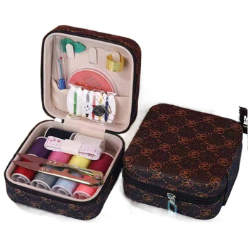 Hordozható mini varrókészlet dobozos – otthoni és kollégiumi használatra, kiváló minőségű varróeszközök készlet