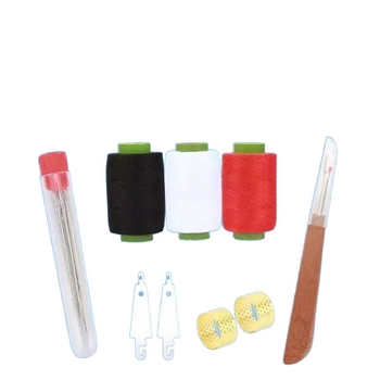 Varrótűkészlet - hordozható zseb-stílus, rozsdamentes acél, varrókészlet, egyszerű kivitel