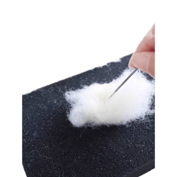 Комплект за филцване с игла от вълнен филц – DIY, 58S пълнителна вълна, мека основа за начинаещи; Марка Unique, Категория Други, Кутия 1, Тегло 1, Модерен стил