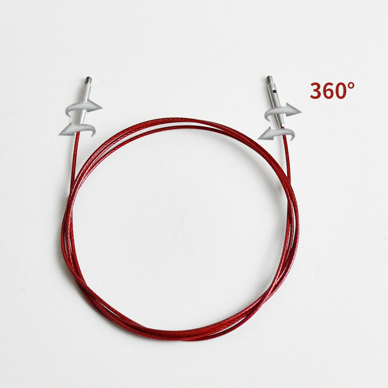 Pribor za kružne igle za pletenje s odvojivim prstenom, 360° rotirajući čelični spoj, univerzalno za aluminijske igle