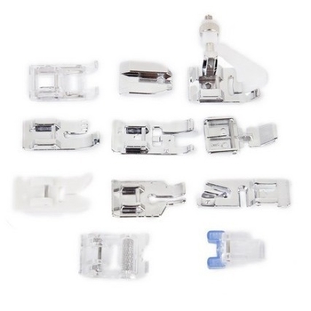 Комплект крачета за шевна машина – 11 части, за домашна употреба, многофункционални аксесоари