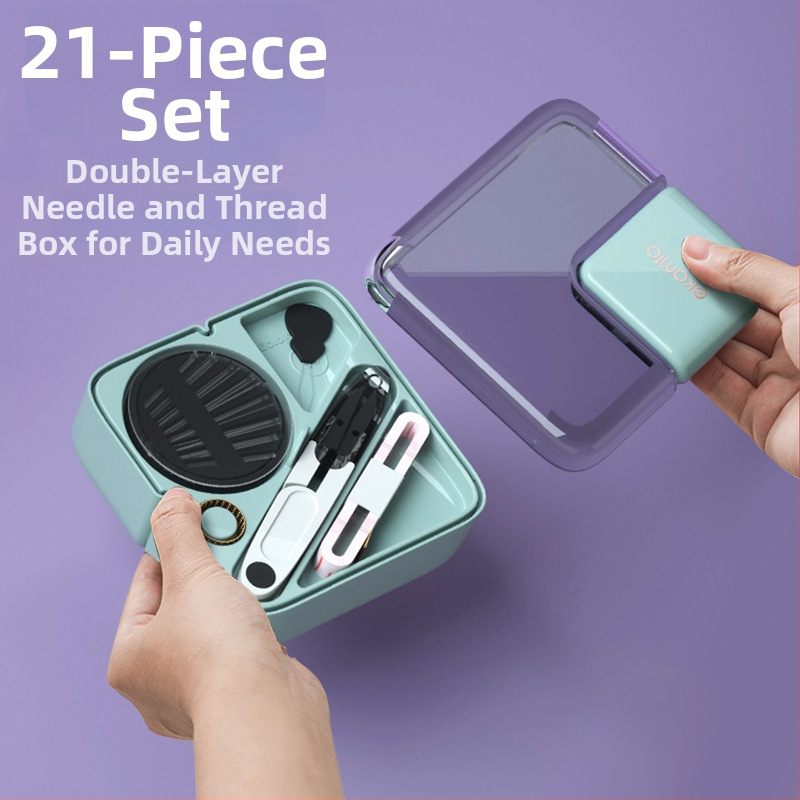 Prenosná šijacia krabička - jednoduchý luxus, plastová konštrukcia, séria Sewing Kit, možnosť zákazkovej úpravy