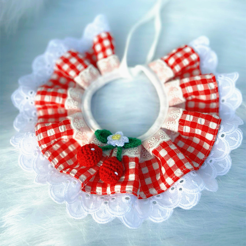 Macska- és kutya bib – pamut, általános használat, egész évben, kategória: bib