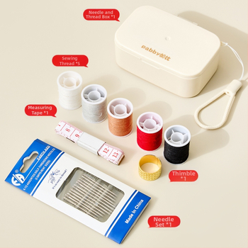 Prenosná ABS krabička na šitie – súprava na šitie, japonský štýl, jednoduchý, ľahký luxus