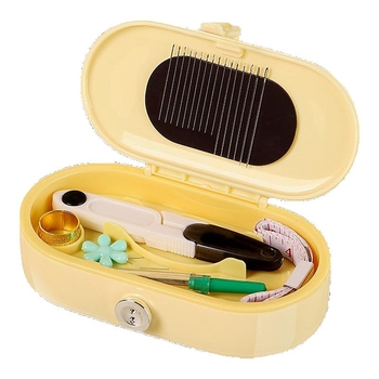 Hordozható zseb-stílusú varrókészlet doboz, műanyag, sorozat: varrókészlet, eredet: Huizhou