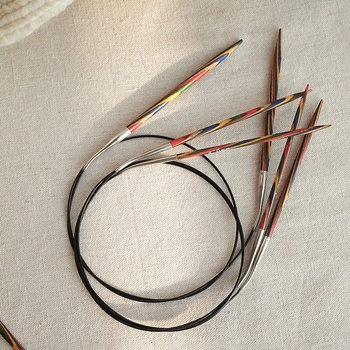 Shunlin дървени кръгови игли за плетене, комплект от 10 бр.