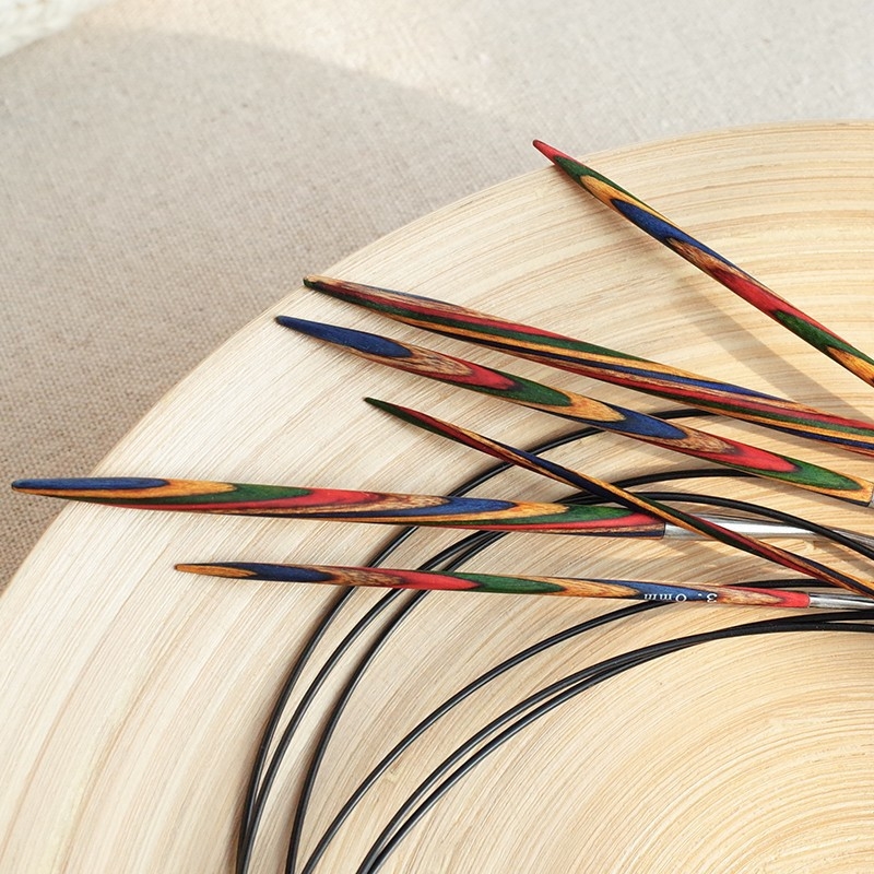 Shunlin дървени кръгови игли за плетене, комплект от 10 бр.