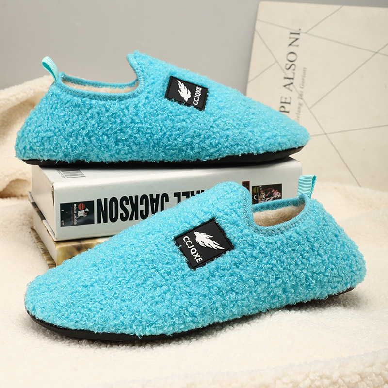 Βαμβακερά παντόφλα για το σπίτι, unisex, θερμικά με βελούρι επάνω μέρος, ενήλικες, καλοκαίρι 2025