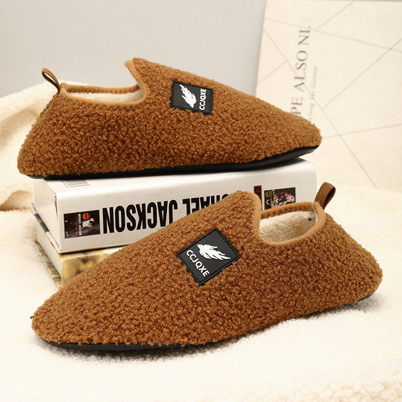 Βαμβακερά παντόφλα για το σπίτι, unisex, θερμικά με βελούρι επάνω μέρος, ενήλικες, καλοκαίρι 2025