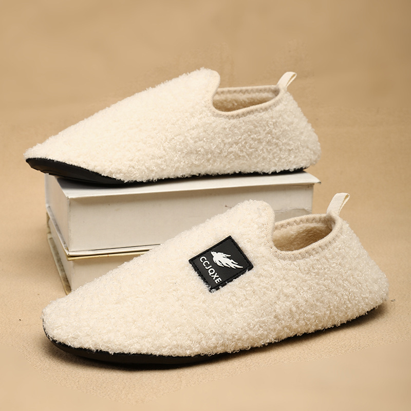 Βαμβακερά παντόφλα για το σπίτι, unisex, θερμικά με βελούρι επάνω μέρος, ενήλικες, καλοκαίρι 2025