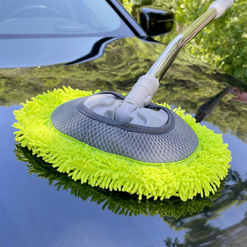 Set četki za pranje automobila s savijenom drškom, mekane Chenille vlakna za pranje, mop za čišćenje automobila – štiti boju