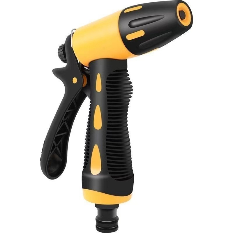 Pistolă de apă cu presiune înaltă pentru spălarea mașinii și udarea plantelor, cu telescopic booster, furtun cu arc și cap din materiale plastice de inginerie — Presiune apă 4
