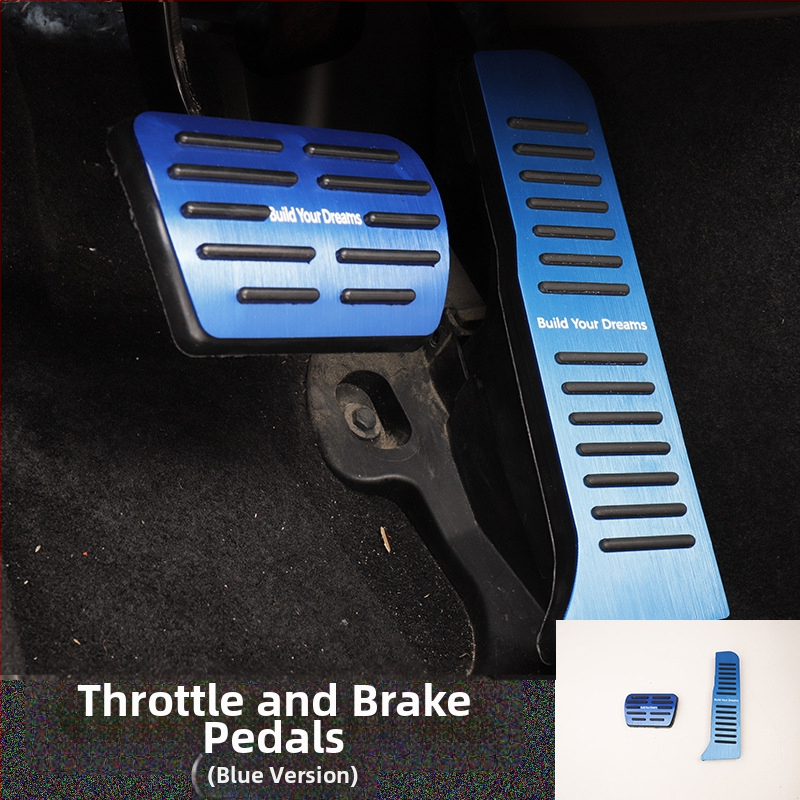 KOOK Pedal accelerare din aliaj de aluminiu – montaj fără găuri, BYD Qin Plus, Song Plus, Han Gen 2 și Tang DM, transmisie manuală 2019–2022