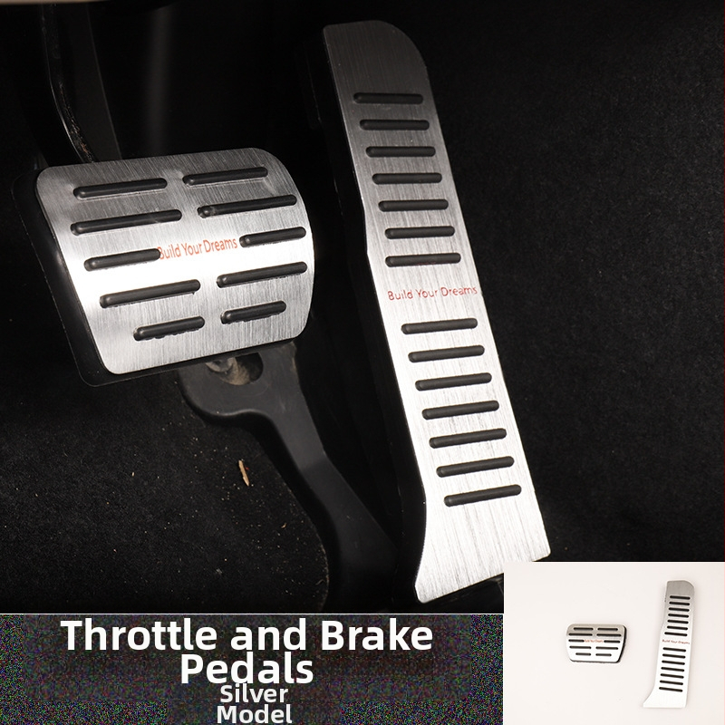 KOOK Pedal accelerare din aliaj de aluminiu – montaj fără găuri, BYD Qin Plus, Song Plus, Han Gen 2 și Tang DM, transmisie manuală 2019–2022