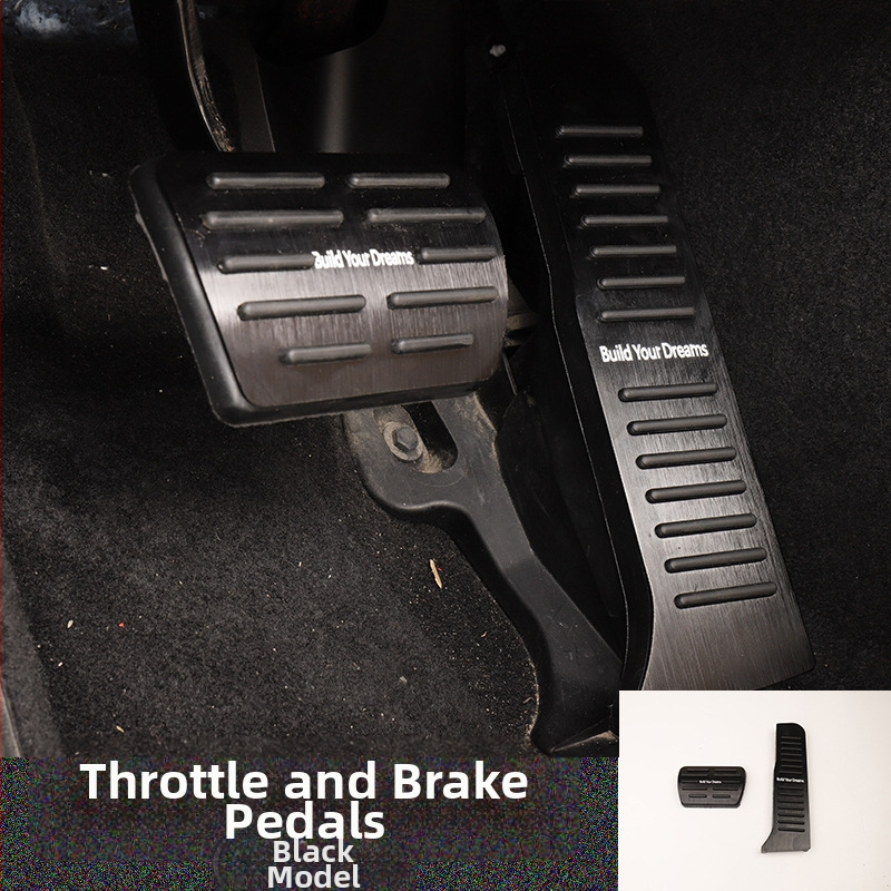 KOOK Pedal accelerare din aliaj de aluminiu – montaj fără găuri, BYD Qin Plus, Song Plus, Han Gen 2 și Tang DM, transmisie manuală 2019–2022