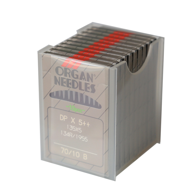 Organ DP×5 Set de ace pentru mașină industrială de nasturi, cu două ace sincronizate DP×5, 500 buc. în ambalaj