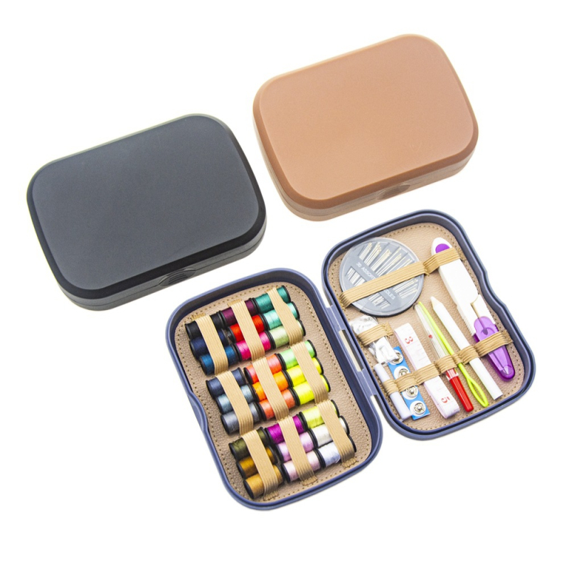 Cutie portabilă de cusut – set DIY de 40 piese, unelte de cusut