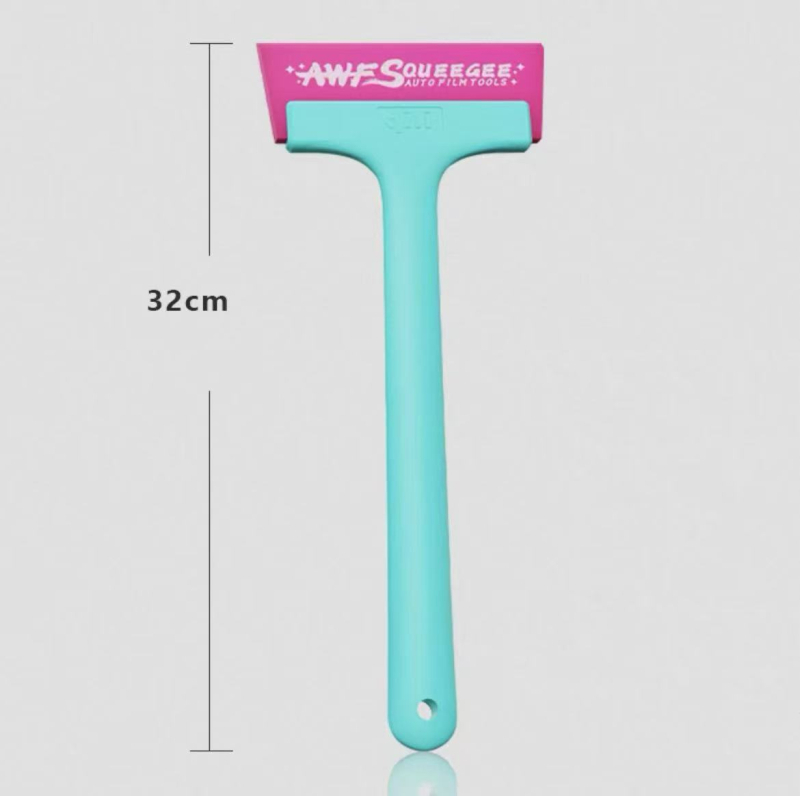 Scraper din silicon pentru mașină, curățare geamuri și aplicare folie, material: adeziv moale, personalizare disponibilă
