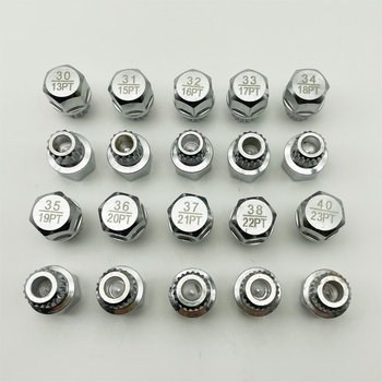 Sleeve antifurt pentru BMW Seria 1/3/5/7 și X1/X3/X5/X6 – oțel, cromat, cap de unealtă demontare dințat